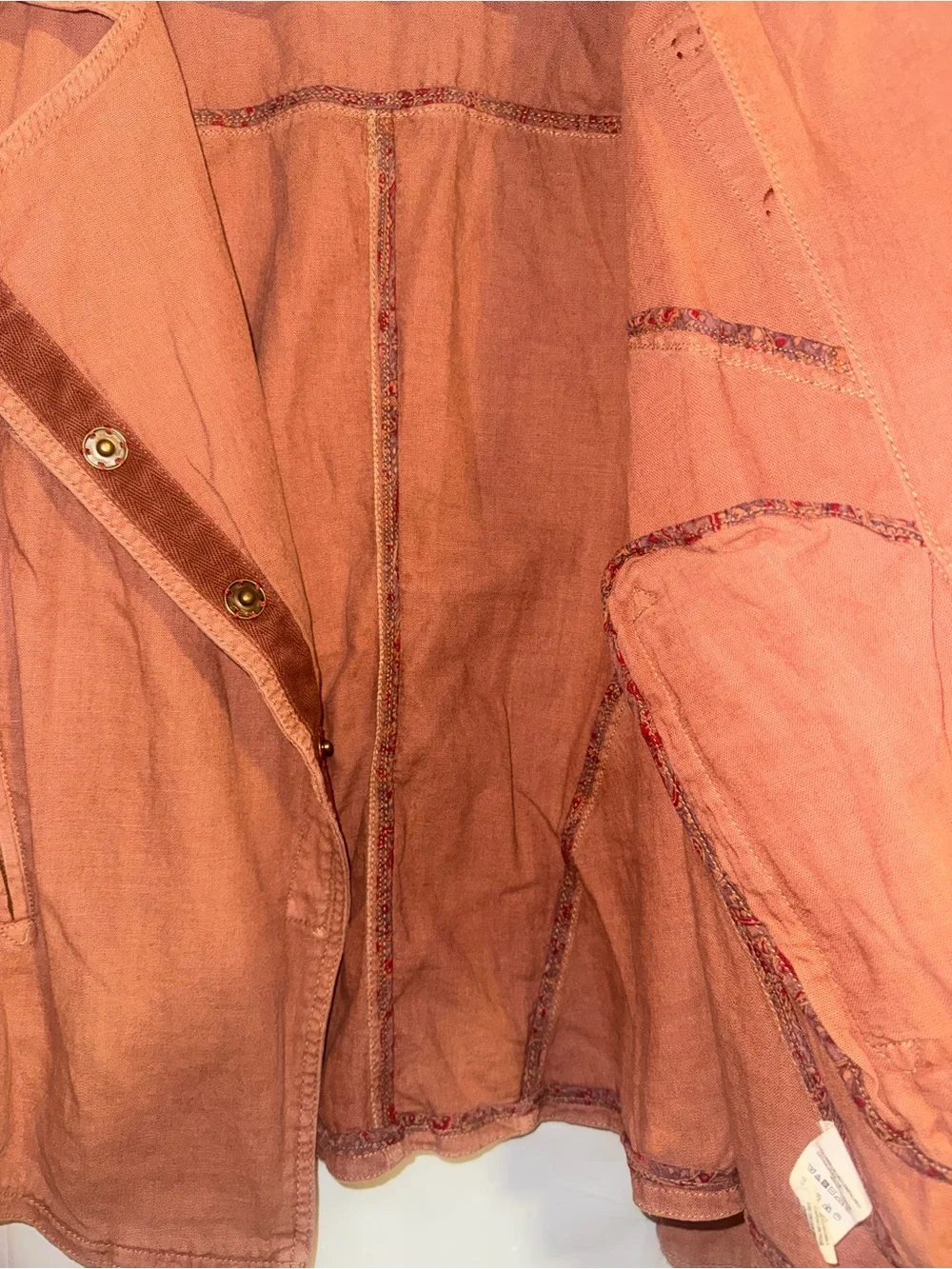 Free People Rust-Colored Utility Jacket - Picture 8 of 10